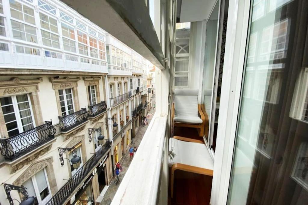 Ferienwohnung Apartamento 2H 2B En El Centro Con Garaje A Coruña Exterior foto